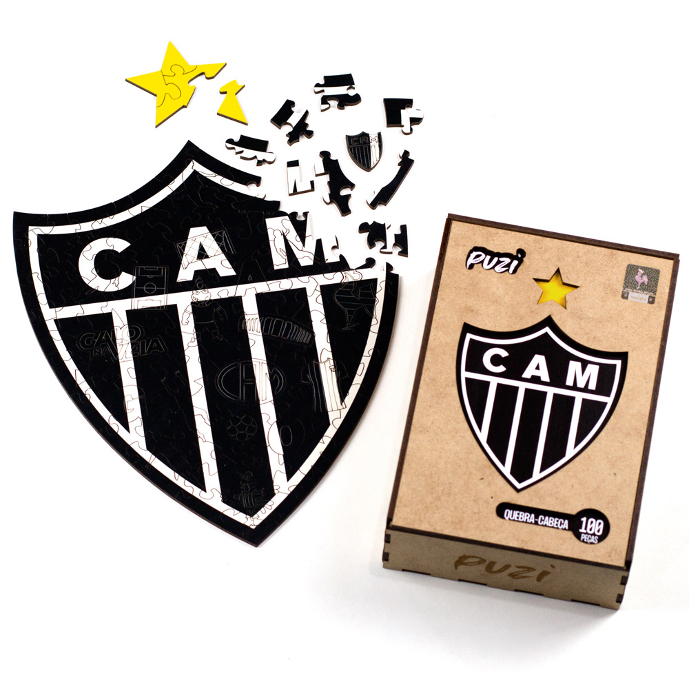Quebra-Cabeça Atlético-MG Tamanho P 100 Peças