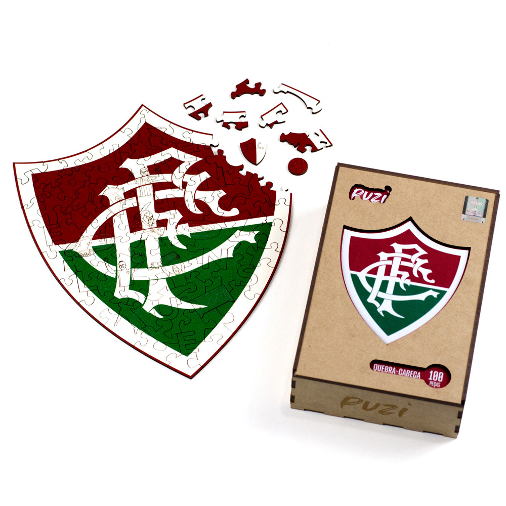 Presente para torcedor do flu - quebra-cabeça Fluminense P 100 peças