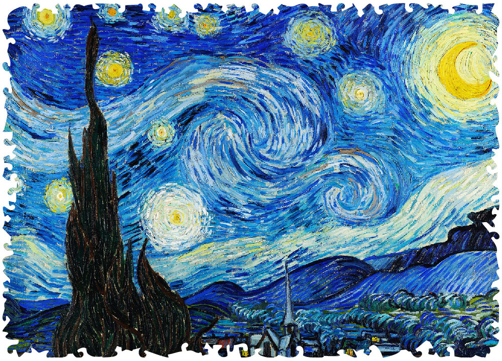 A Noite Estrelada (Starry Night) - Famosa Pintura de Van Gogh