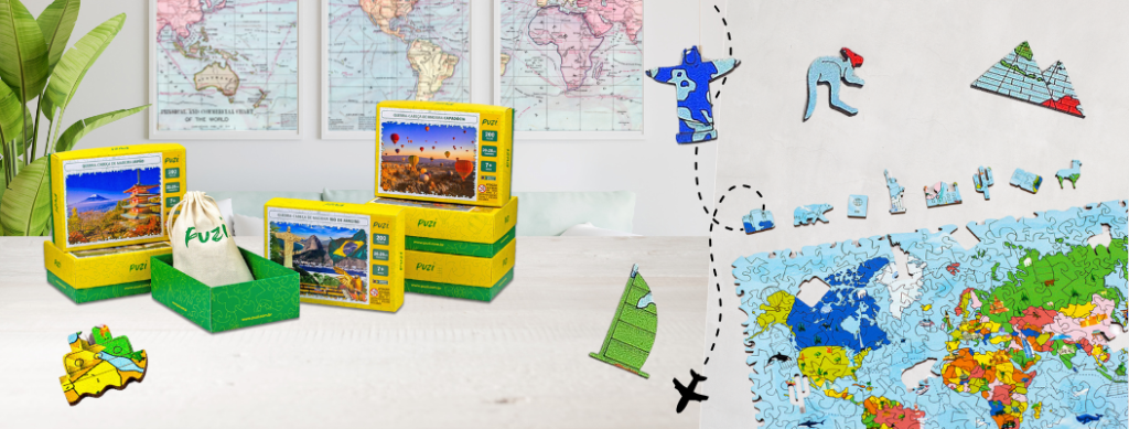 Quebra-Cabeças de Cidades e Viagem