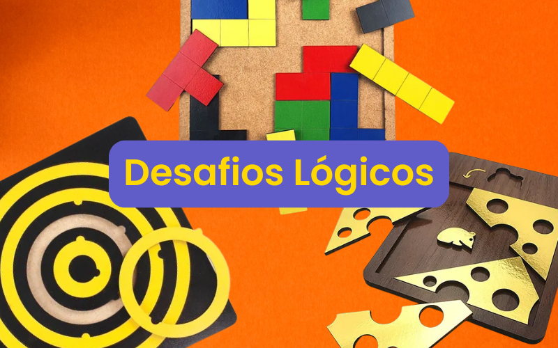 Desafios lógicos de madeira que Estimulam o Cérebro:
