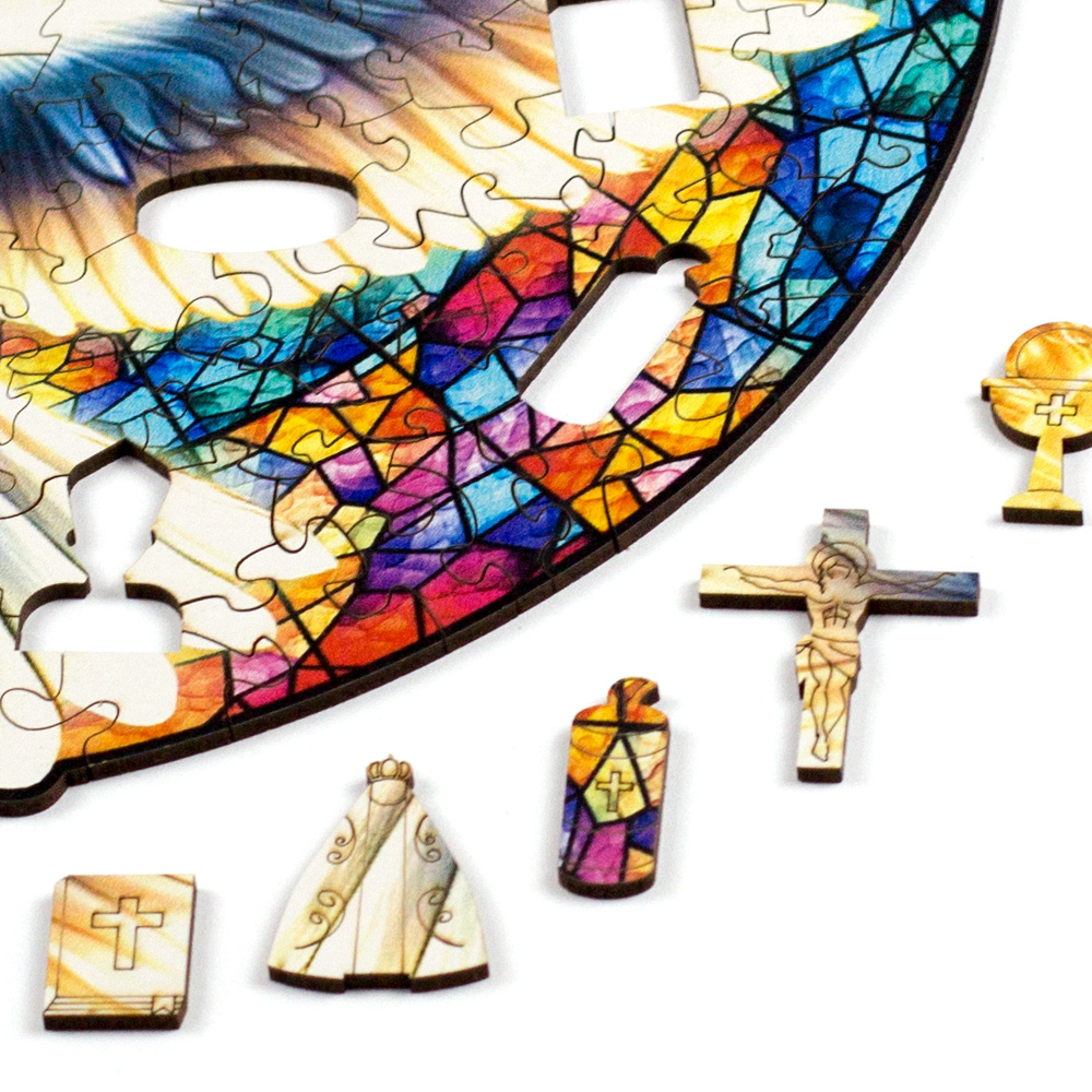 detalhes religiosos nas peças