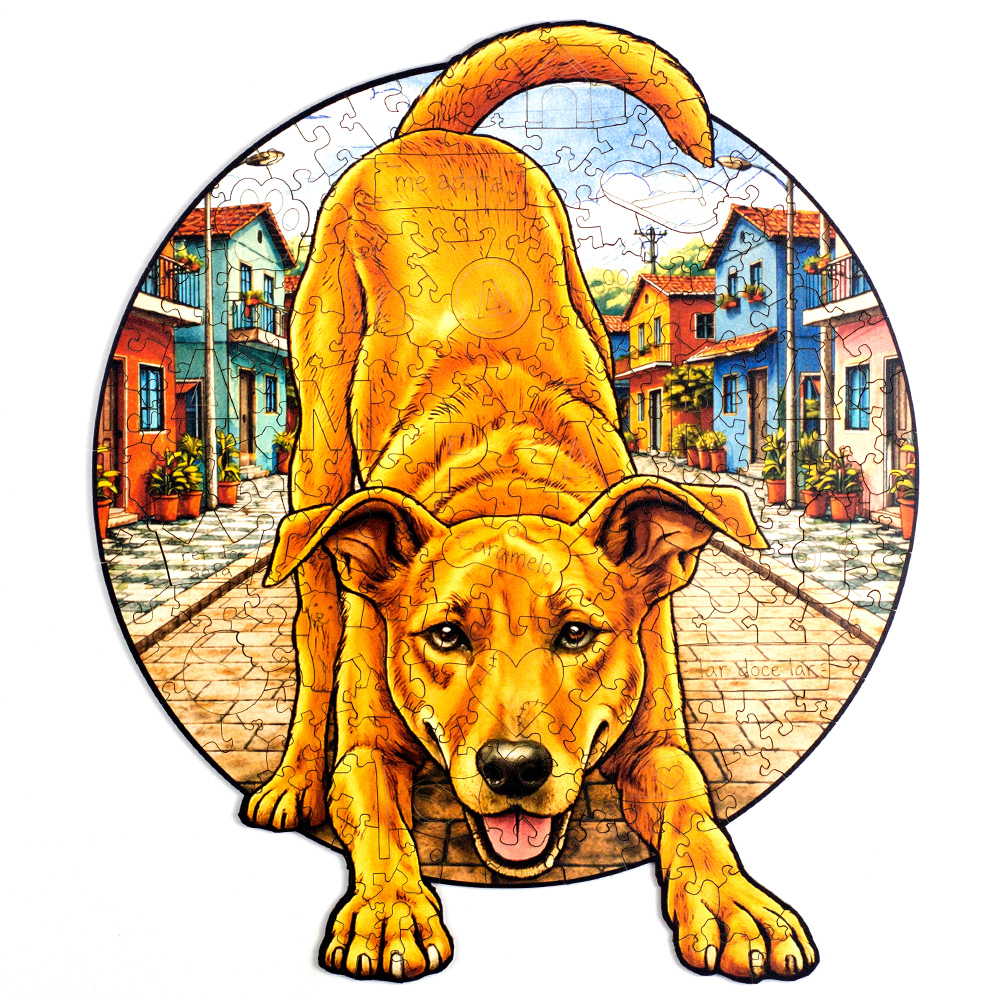 Cachorro Caramelo Montado