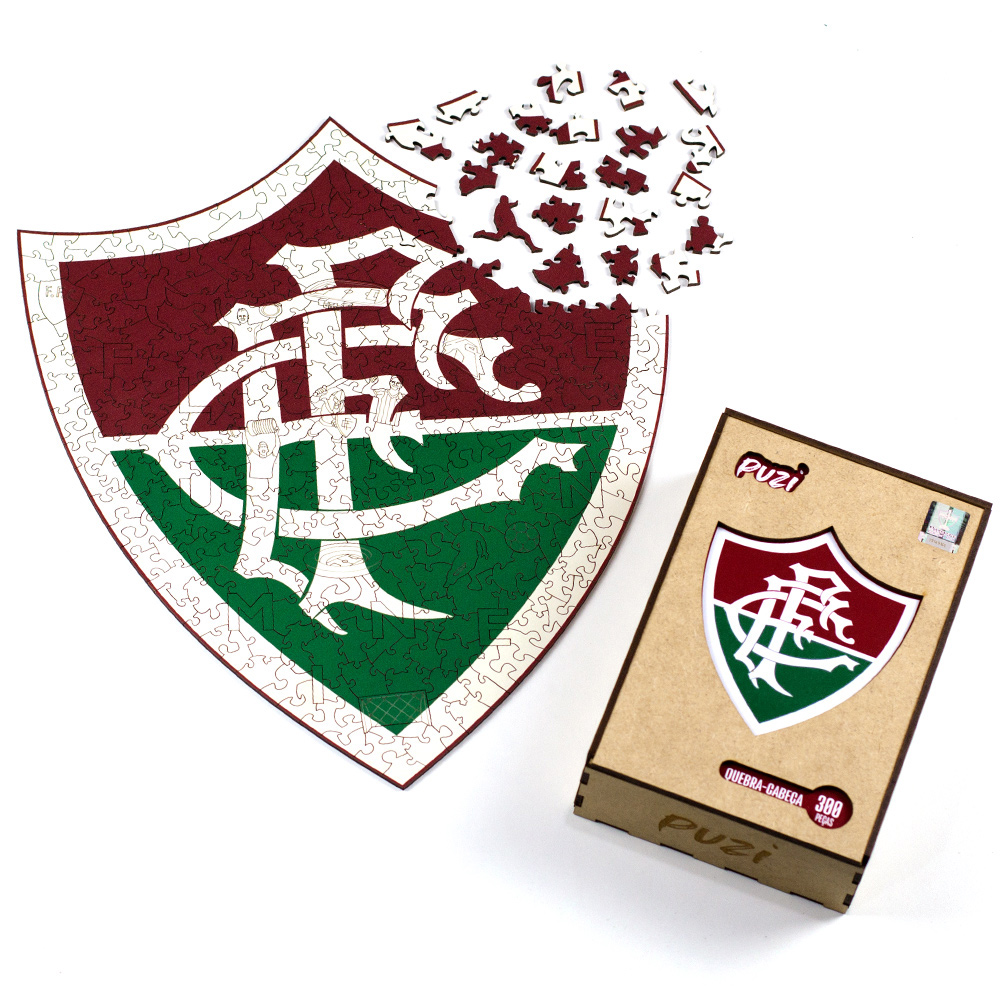 Presente para torcedor do flu - quebra-cabeça Fluminense G 300 peças - adulto
